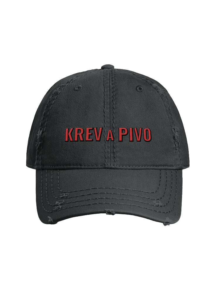 krev a pivo dad hat product image (1)