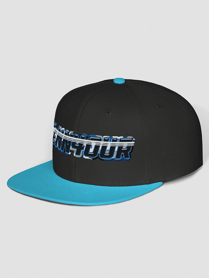 TENN4OUR Camo Blue (Embroidered) Snapback Cap product image (8)