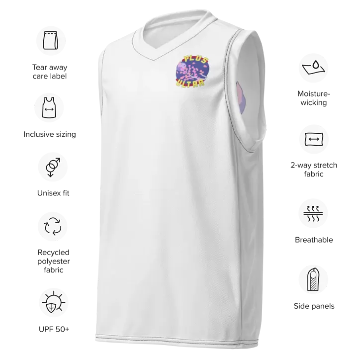 Plus Ultra Basketball Jersey (Back) product image (2)