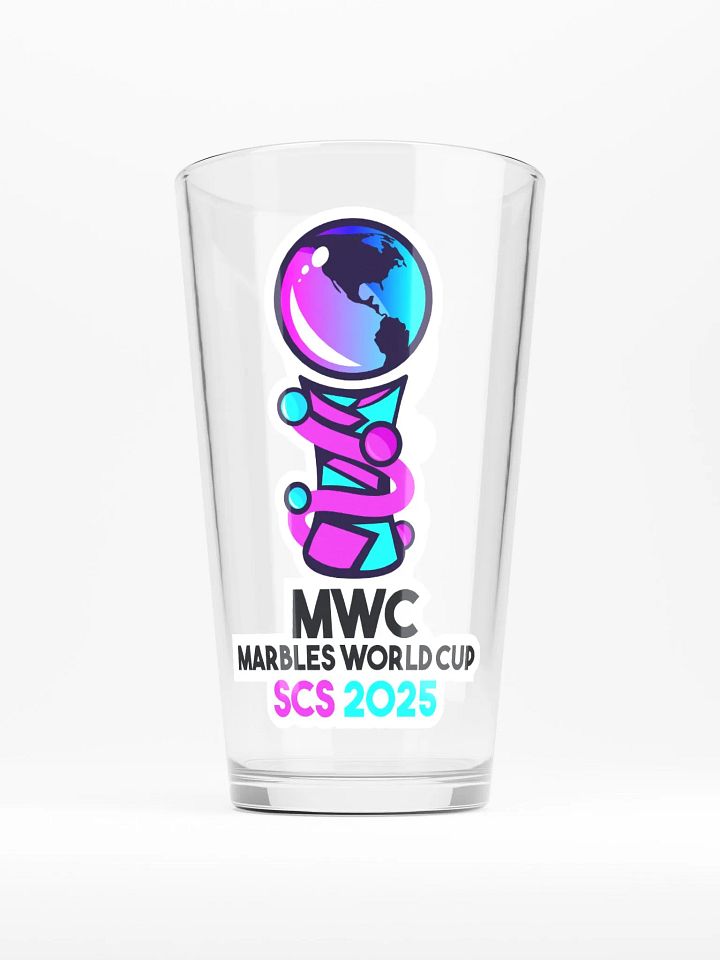 MARBLES WORLD CUP PINT GLASS product image (1)