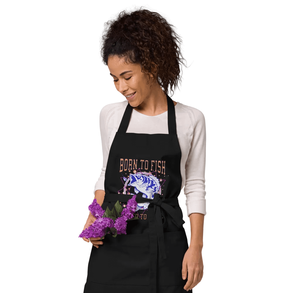 Born to Fish, Forced to Work Apron product image (9)