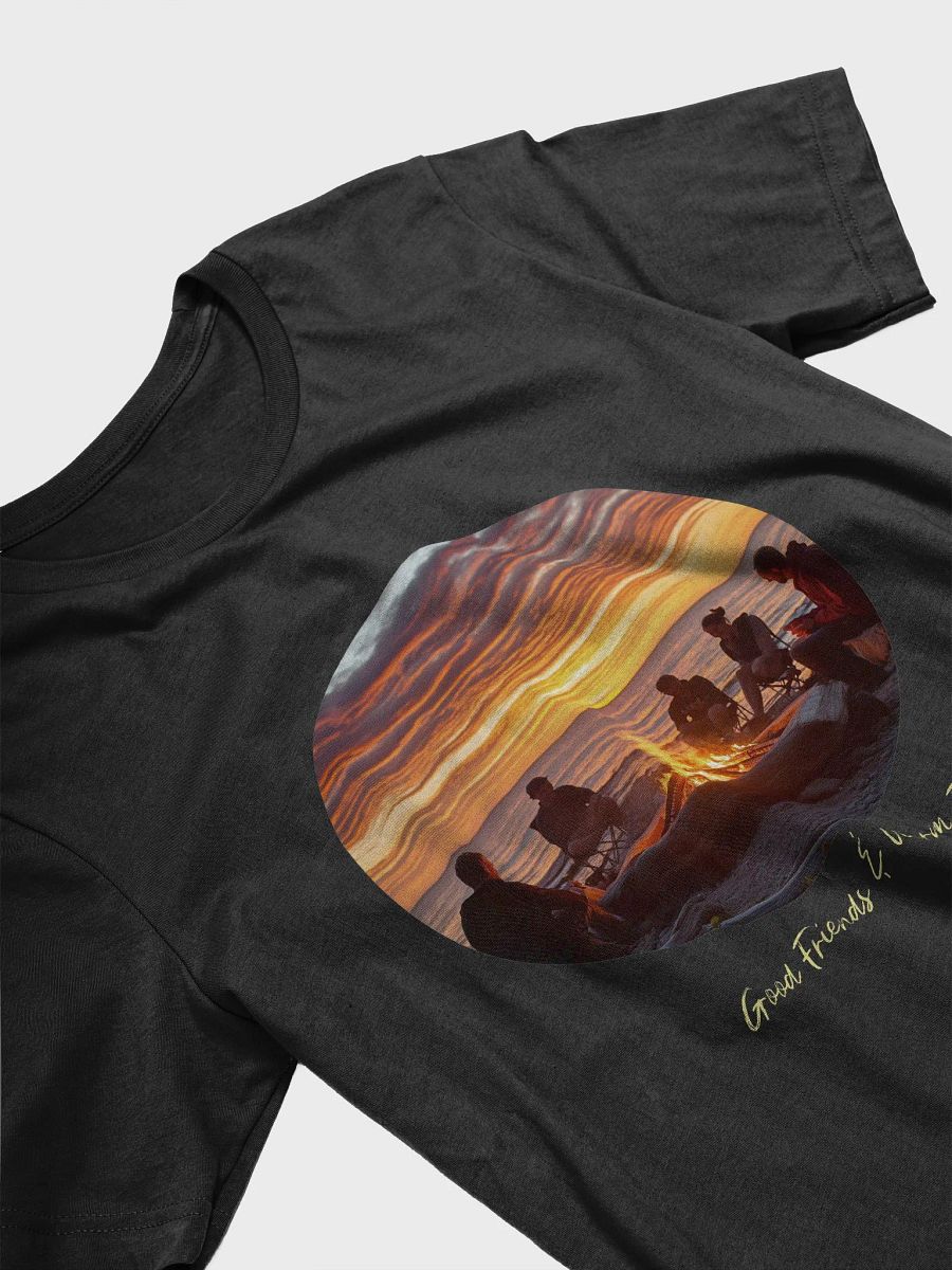 "Good Friends & Warm Fires" T-shirt product image (3)