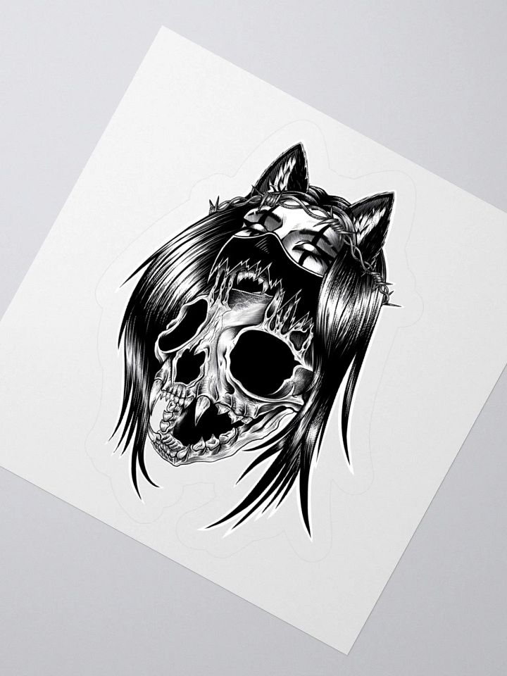 Metal Skull n' Bones Sticker product image (6)