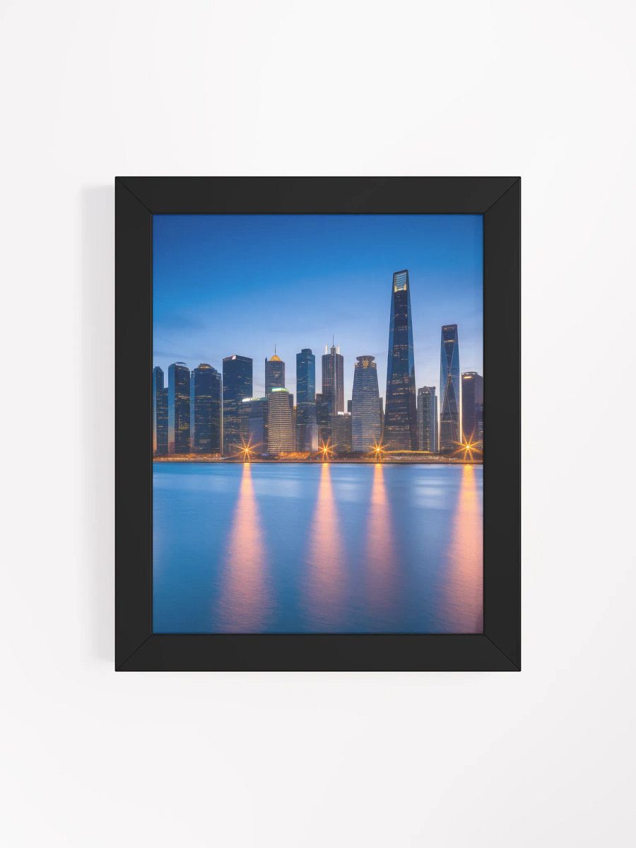 Twilight City Reflections Framed Poster product image (5)