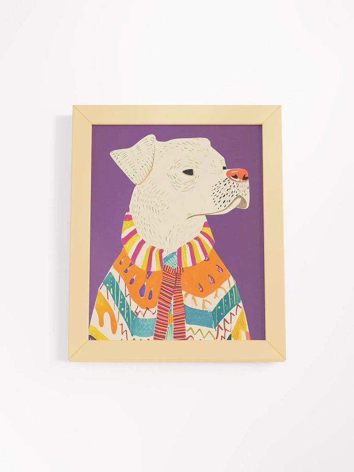 Dapper Doggo Framed Matte Poster product image (1)