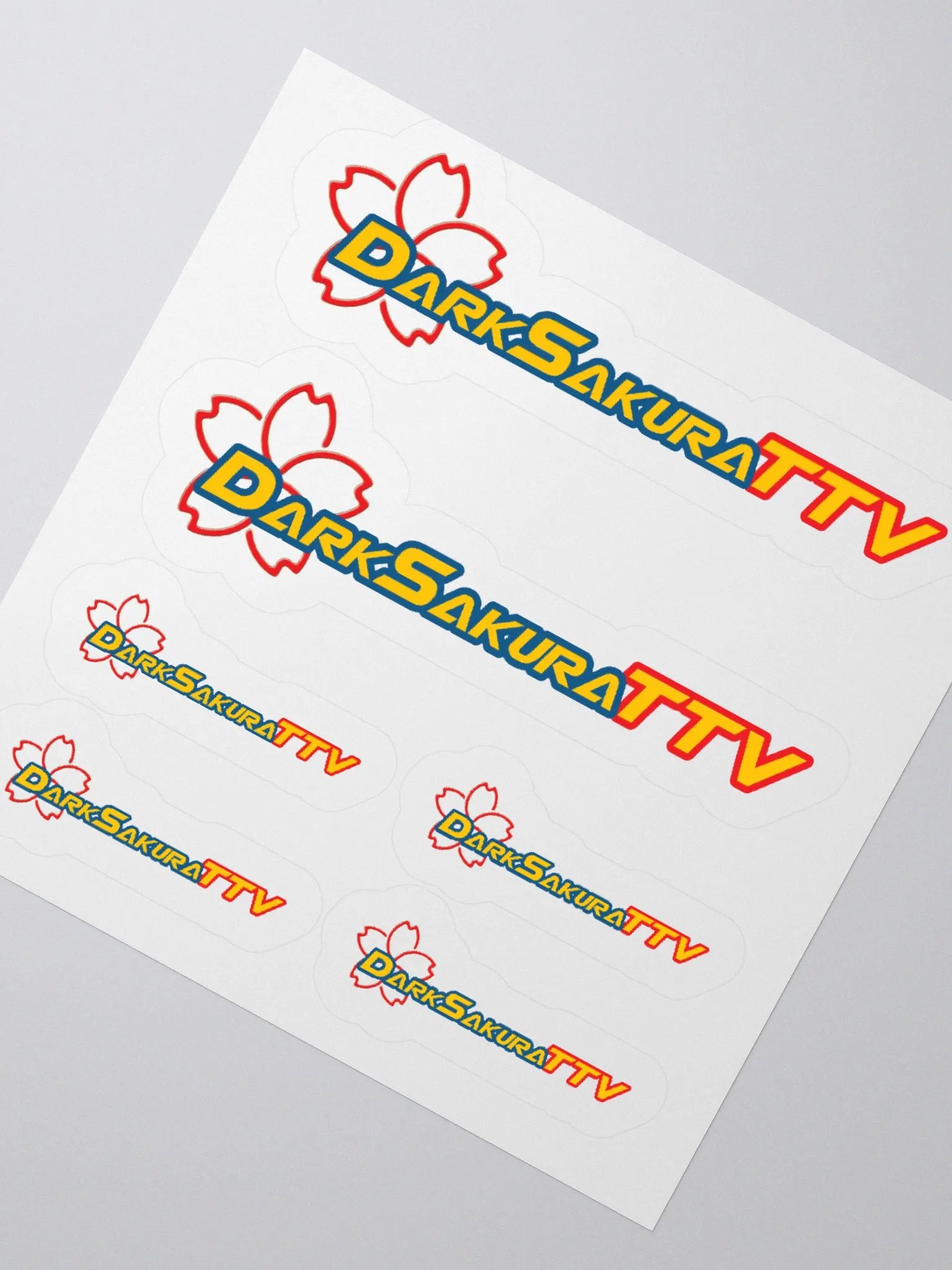 DarkSakuraTTV Kiss Cut Stickers product image (6)