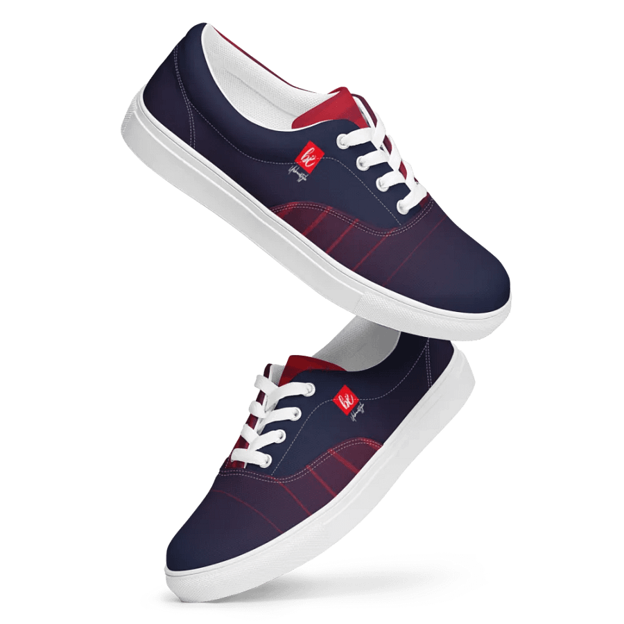 Blue & red Men's Canvas Shoes product image (1)