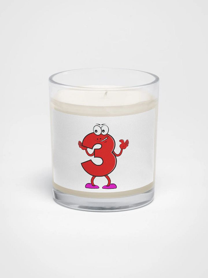 Number 3 Cartoon Candle product image (1)
