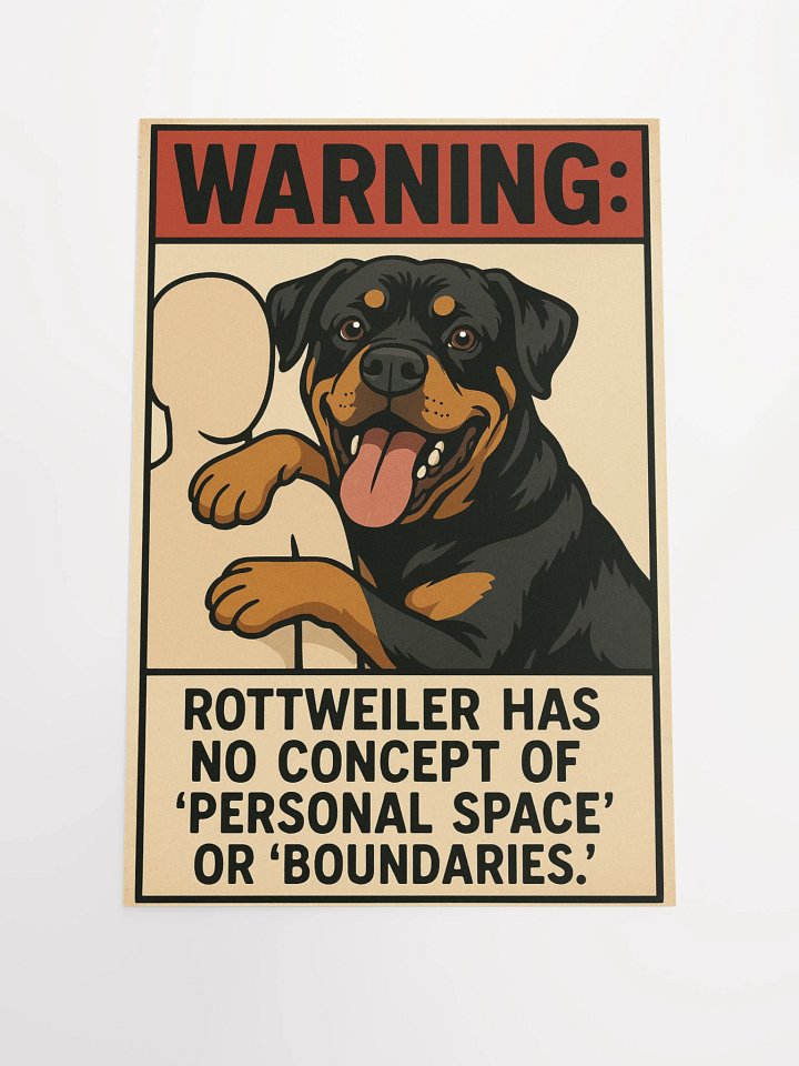Warning: Rottweiler Has No Concept of ‘Personal Space’ or ‘Boundaries’ product image (2)