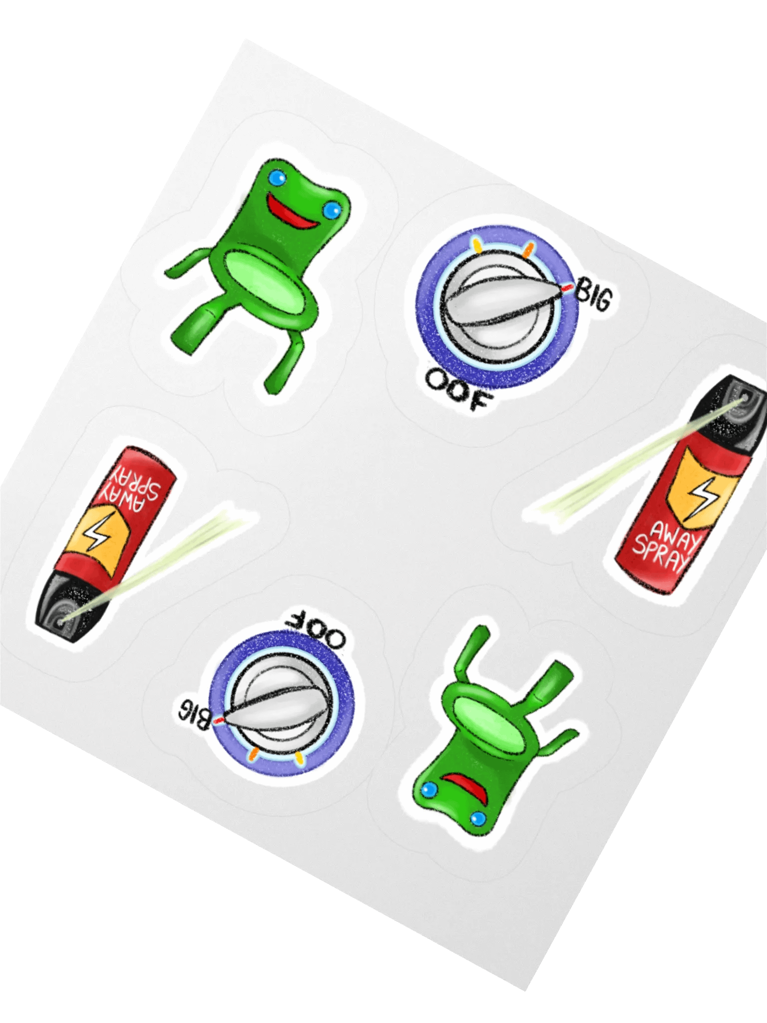 Small Sticker Pack! -Chalk like digitally drawn meme stickers- product image (5)