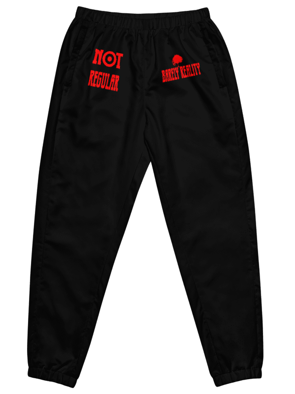 "NOT REGULAR" TRACK PANTS (BLK) product image (1)