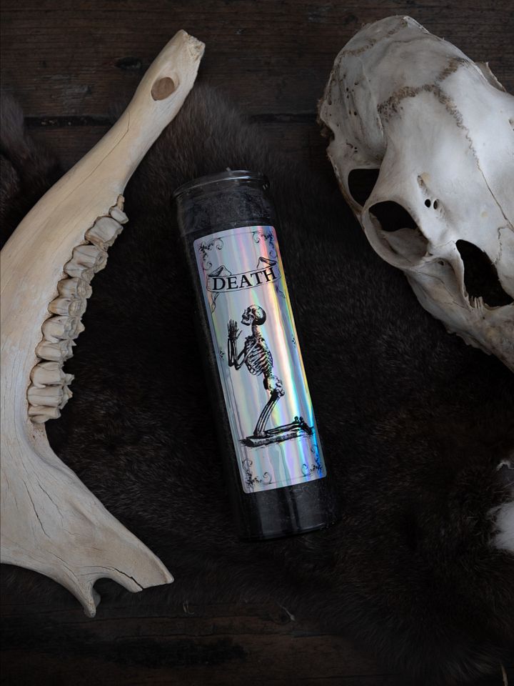 "Death" Candle Sticker product image (1)