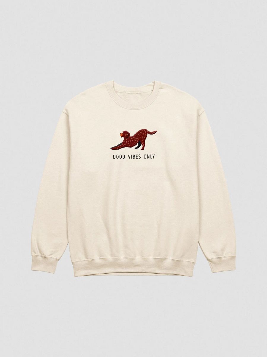 Dood Vibes Only Sweatshirt (Embroidered) of a Labradoodle product image (4)