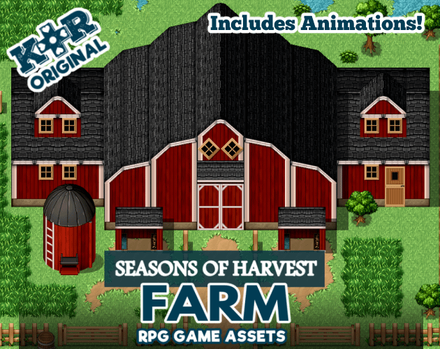 KR Seasons of Harvest Tileset for RPGs v2! product image (1)
