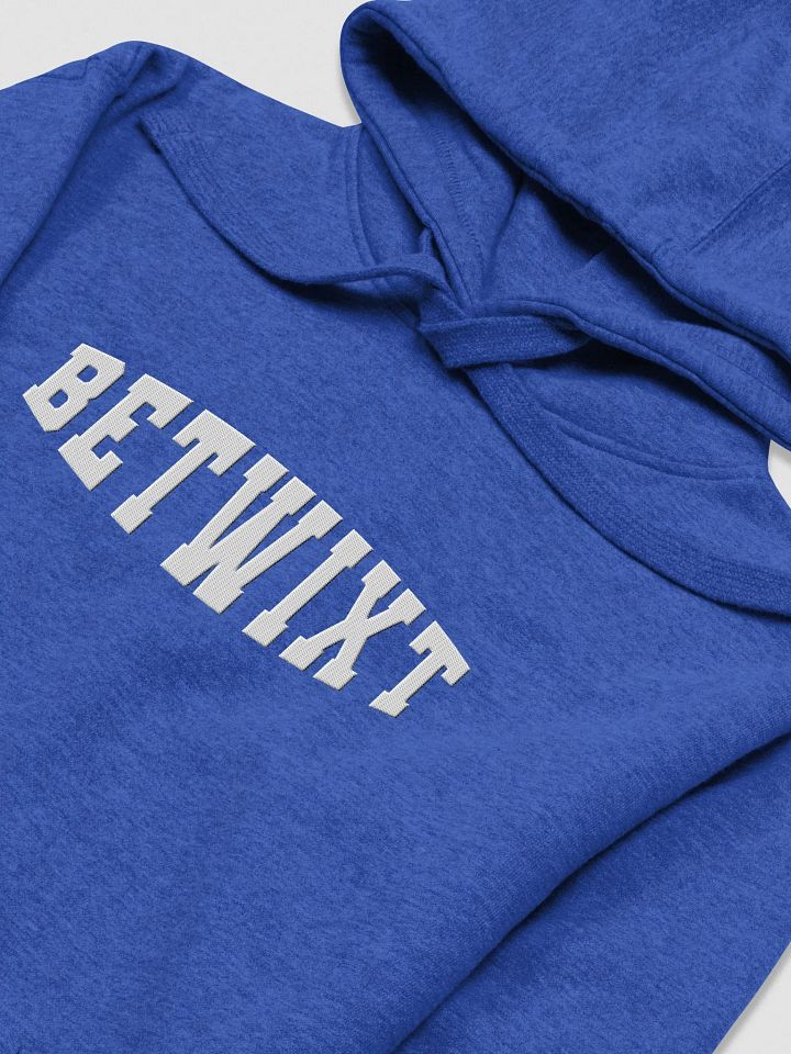 Betwixt Varsity Hoodie White Thread product image (1)