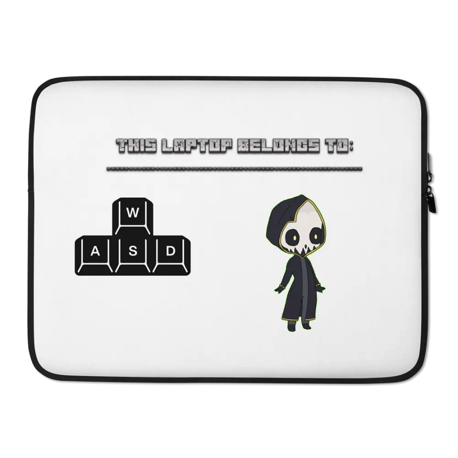 NecroGamingLIVE White Lightweight Laptop Sheaf product image (1)