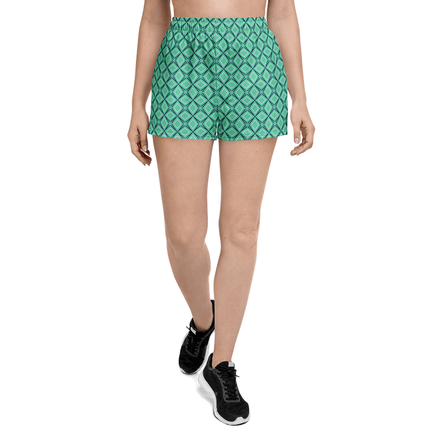 Geometric Illusion All Over Print Unisex Athletic Shorts product image (6)