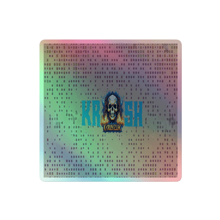 Krush Header Holographic Sticker ✨💥 product image (2)
