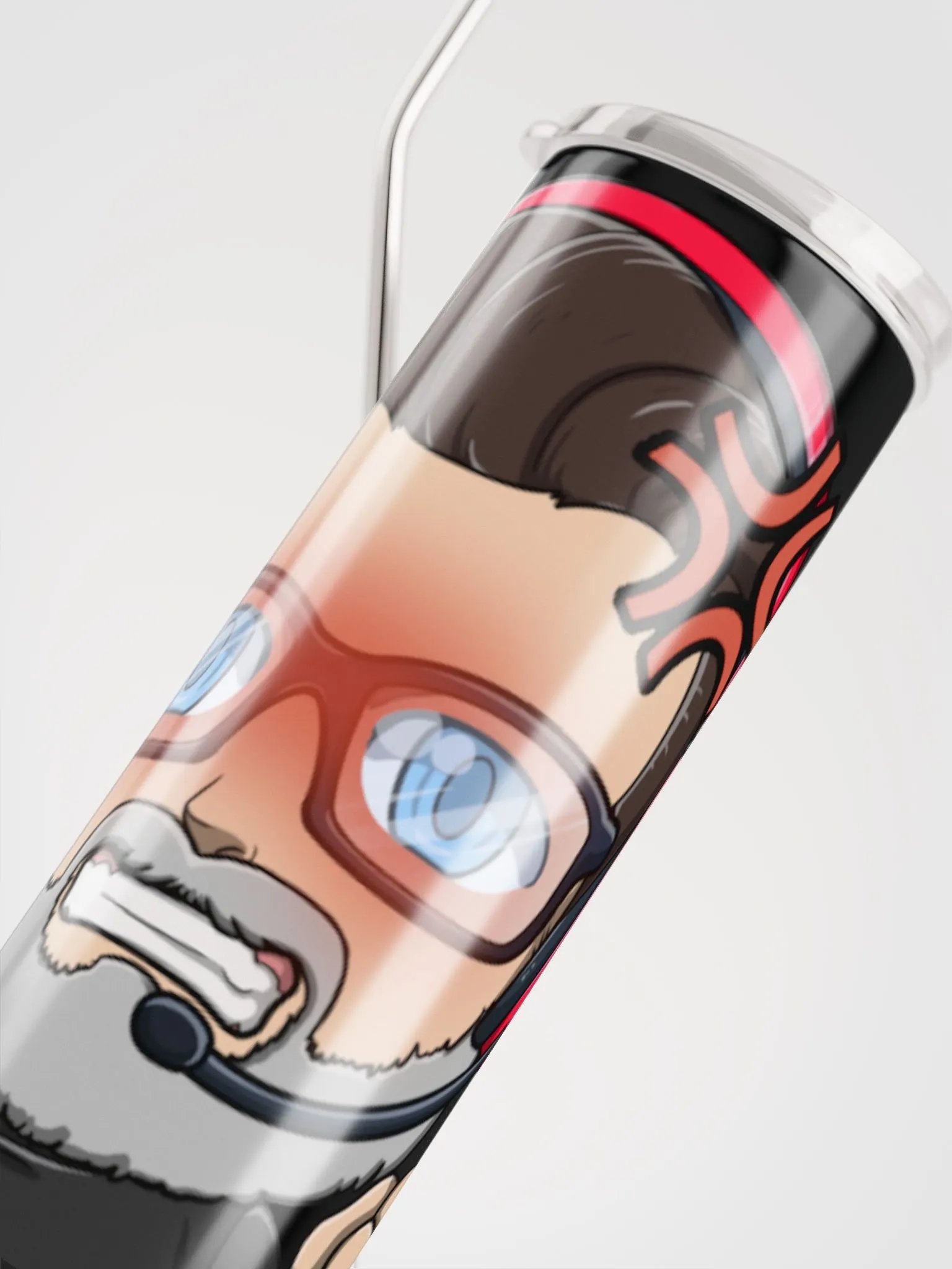 Ricky Rage Emote Stainless Steel Tumbler with Straw product image (5)
