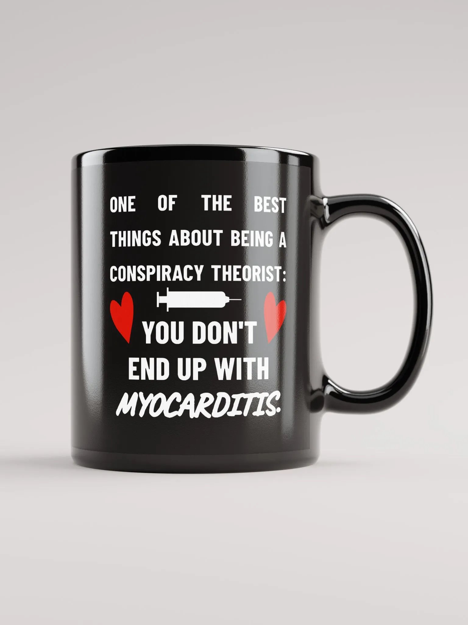 Conspiracy Theorist Myocarditis Truth Bomb Mug product image (1)