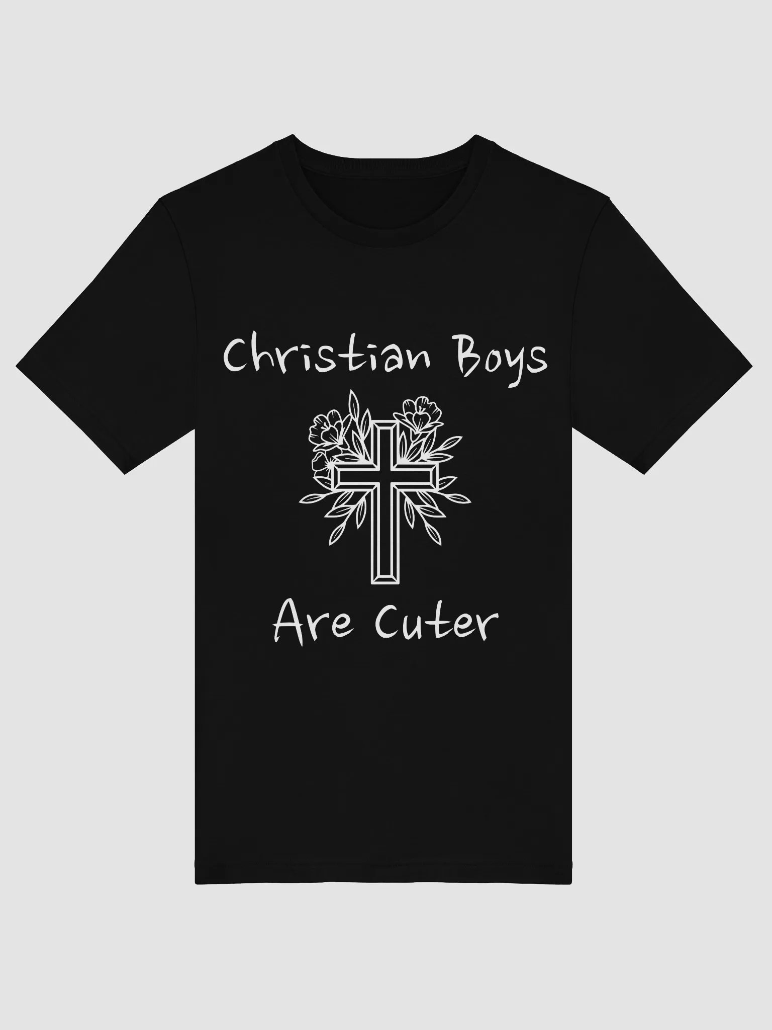 Christian Boys Are Cuter – Fun & Faith-Inspired T-Shirt product image (2)