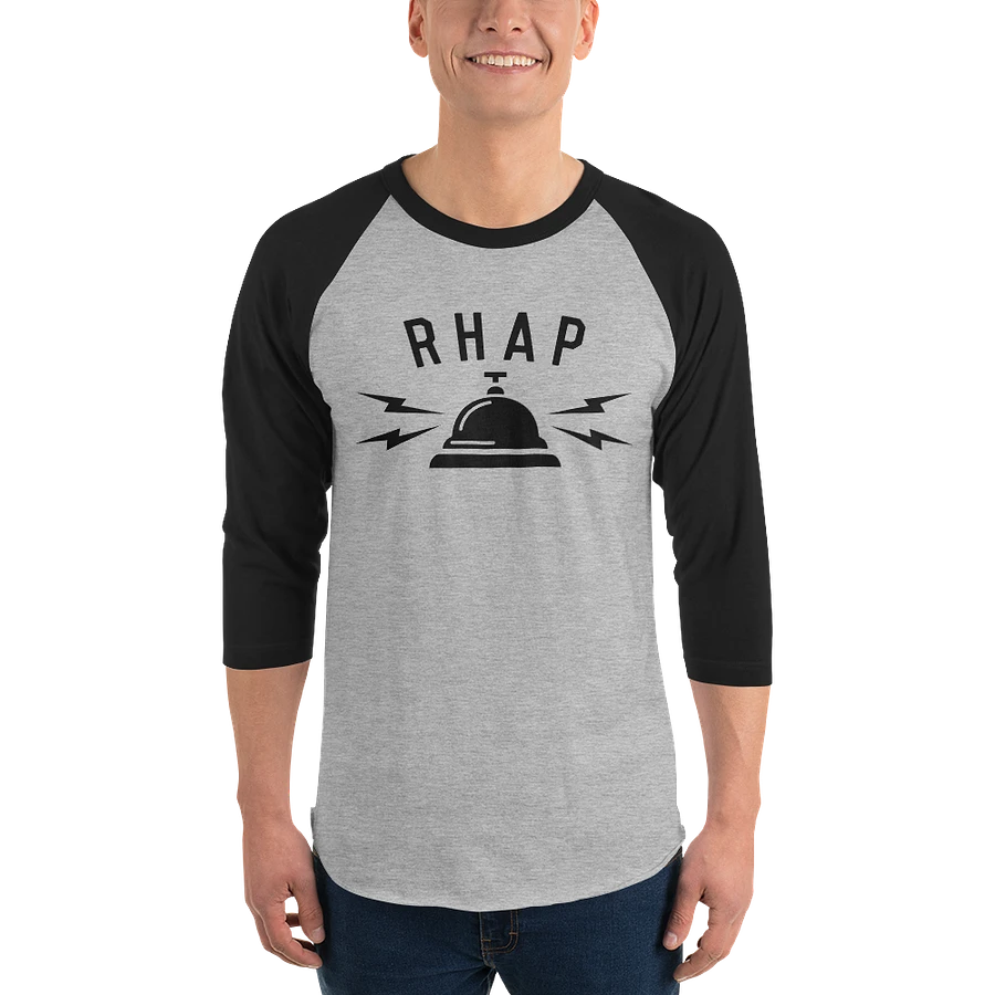 RHAP Bell - Unisex 3/4 Sleeve Cotton T-Shirt product image (1)