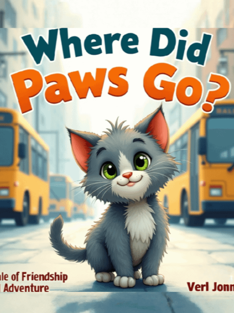 Where Did Paws Go?: A Curious Kitten’s City Adventure Children’s Picture Book for Ages 3–7 product image (1)
