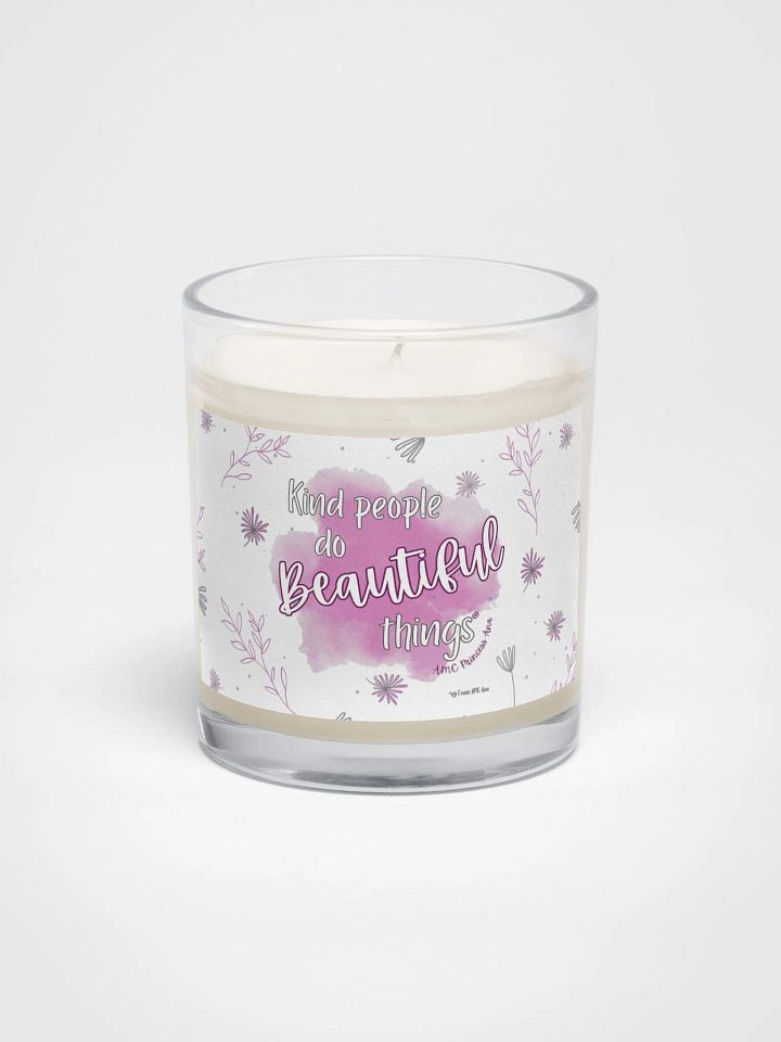 KPDBT - White/Pink candle product image (1)