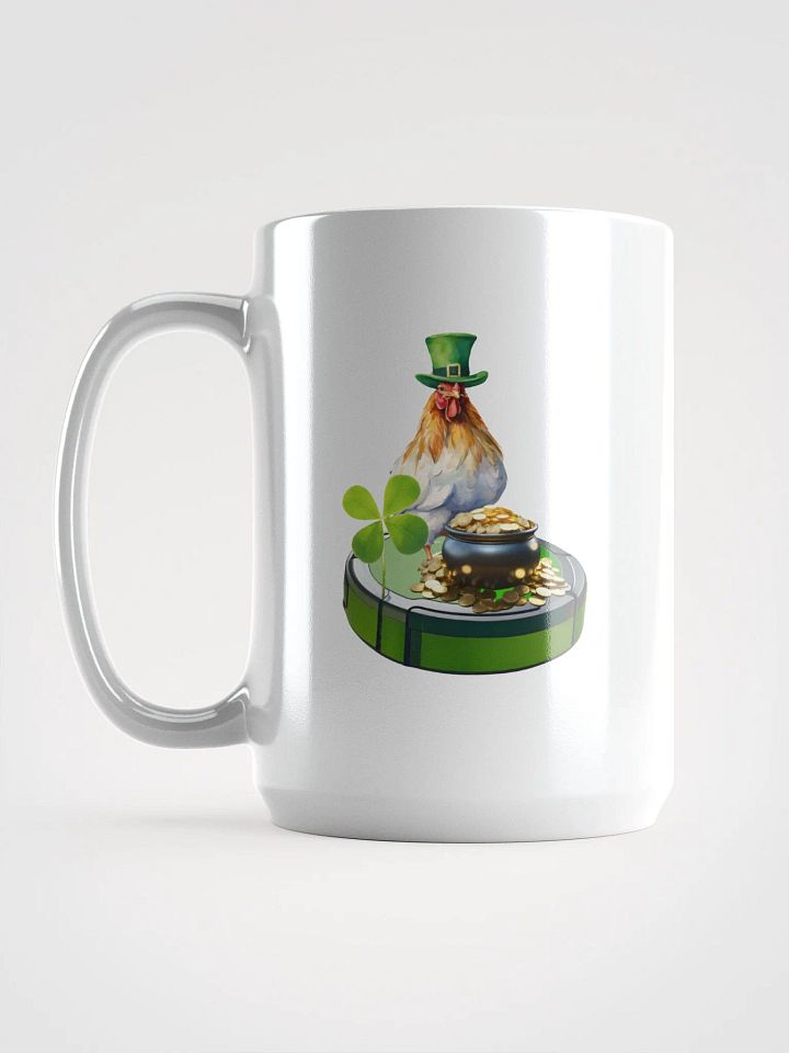 Lucky Clucks White Glossy Mug product image (1)