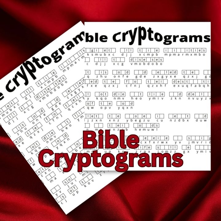 Cryptogram | bible cryptograms from healing scriptures | printable bible games product image (1)