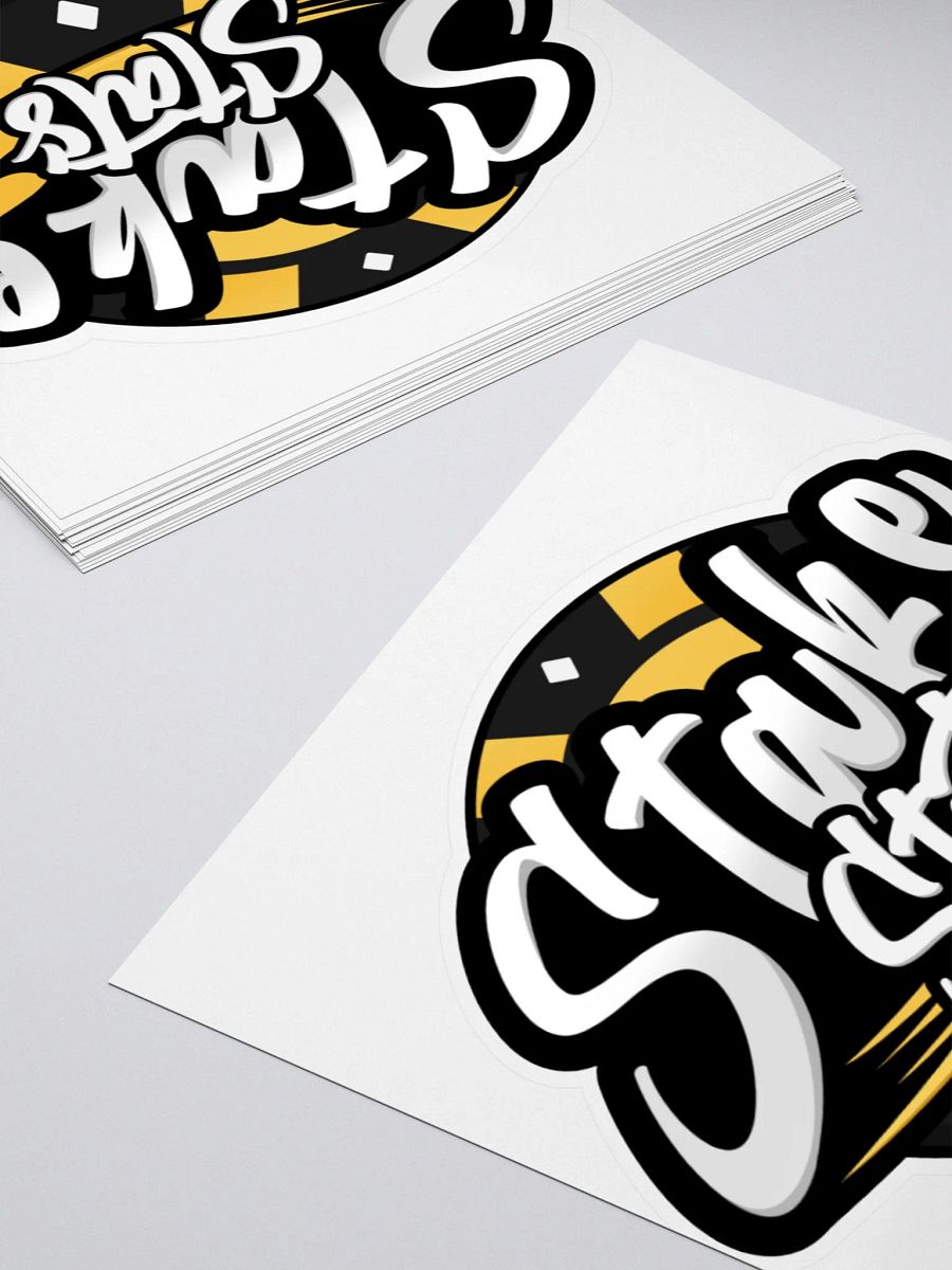 Stake Stats Chip Sticker - Yellow product image (4)