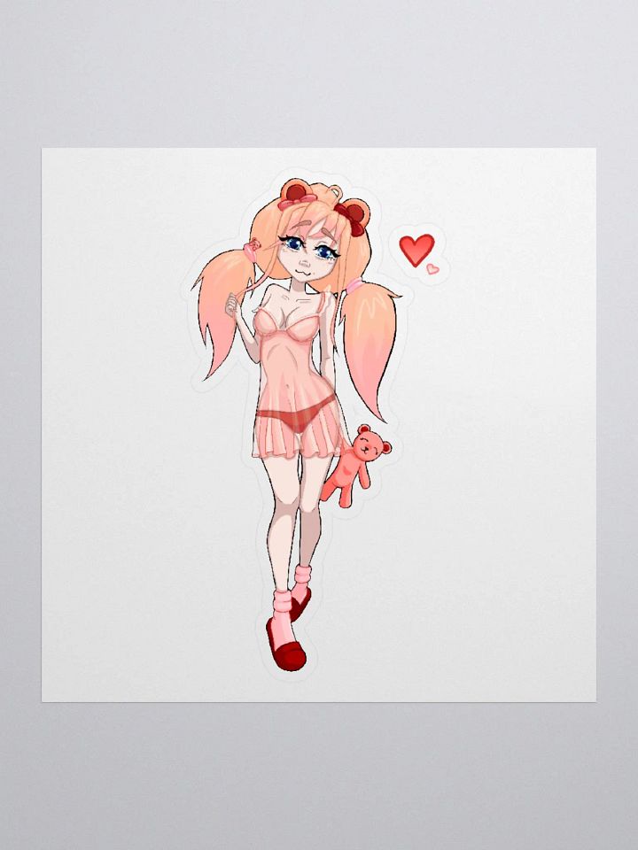 Valentine PJs Teddy Sticker product image (2)