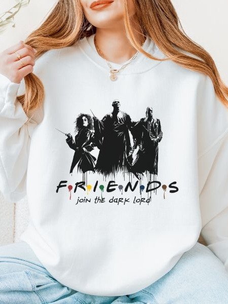 Friends join the Dark Lord Halloween Fall Sweatshirt product image (31)