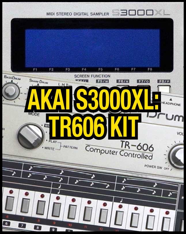 Akai S3000XL: TR606 Kit product image (1)