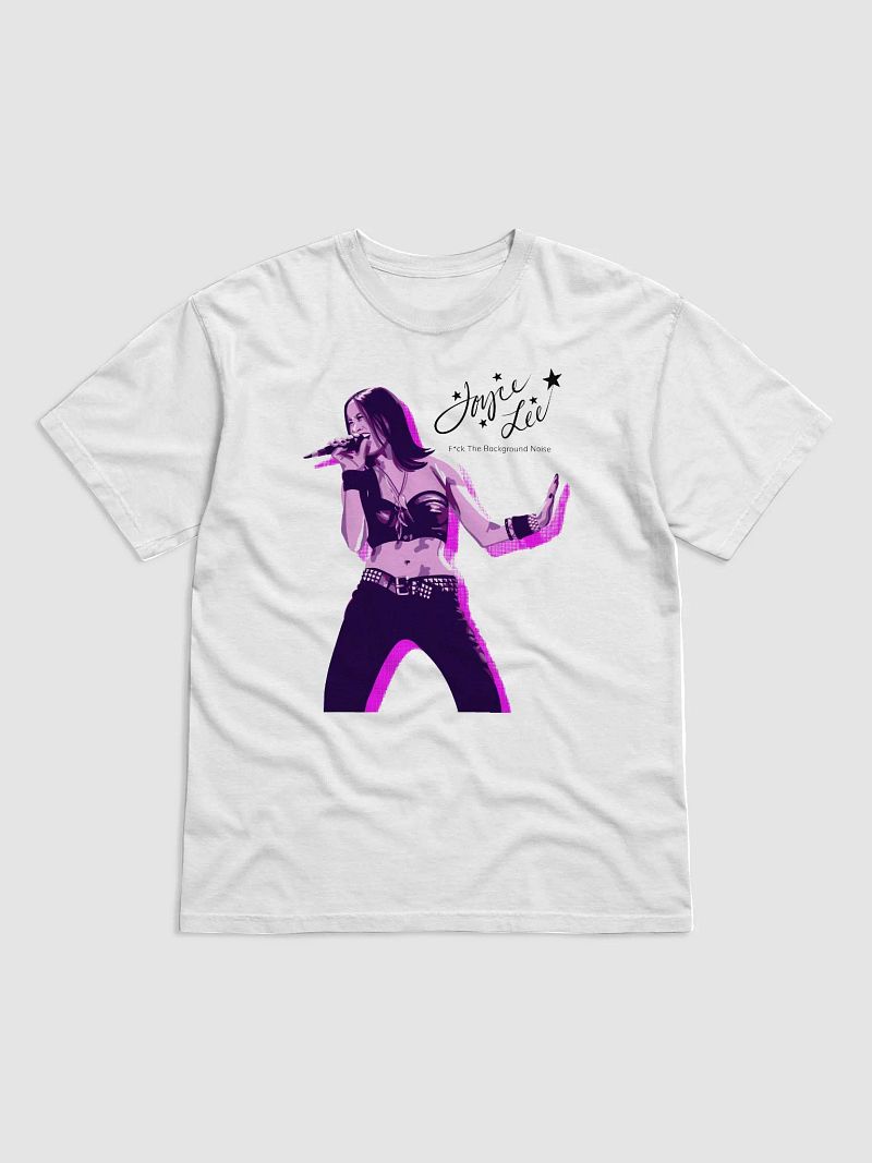 Joyce Lee Purple Graphic Tee (White)