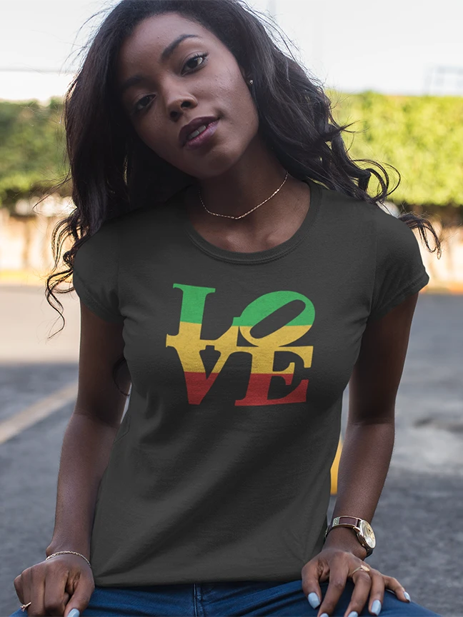 Rasta Love Women's Relaxed Fit Tee product image (1)