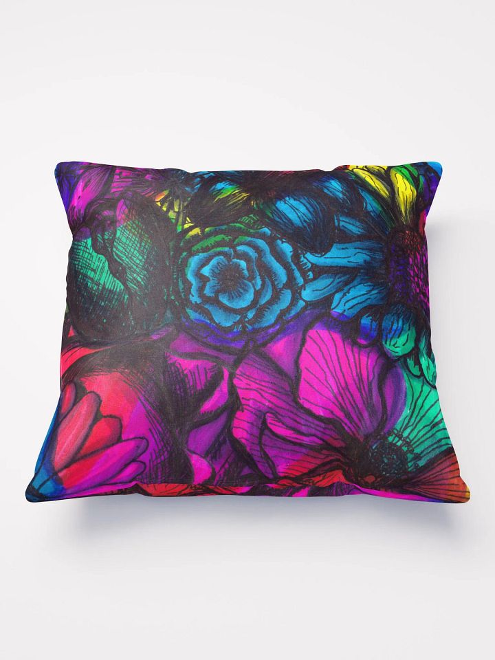 Tie-dye Flower Pillow product image (1)