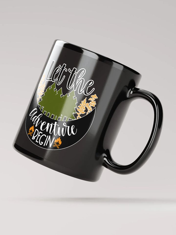 Adventure Awaits Black Coffee Mug product image (3)