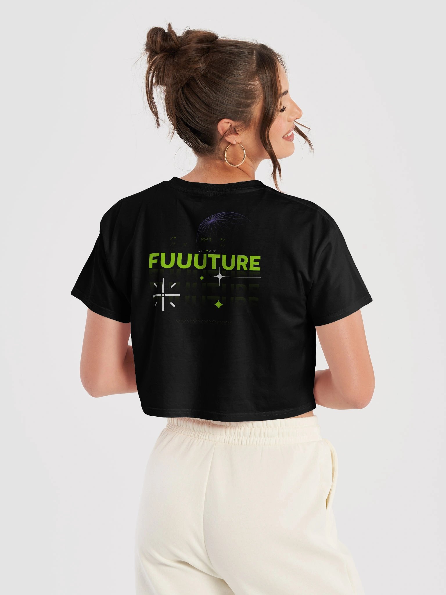 Cropped Tee - Fuuuture Glitch product image (6)