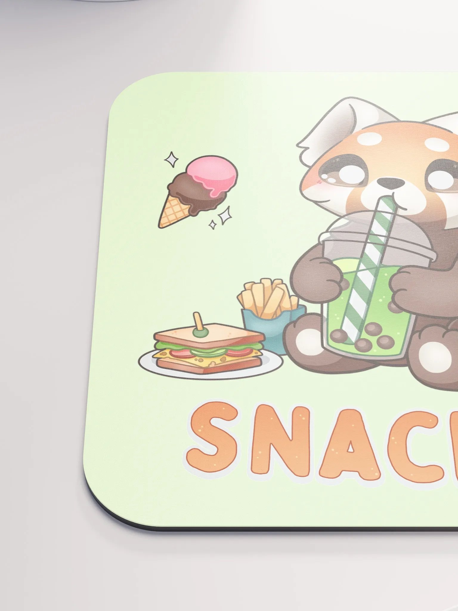 Snack Time Red Panda Mouse Pad product image (6)