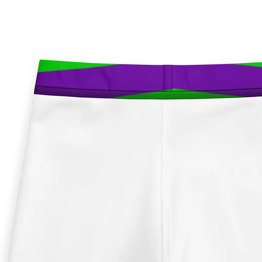 Striped Purple and Green Kids Leggings product image (5)