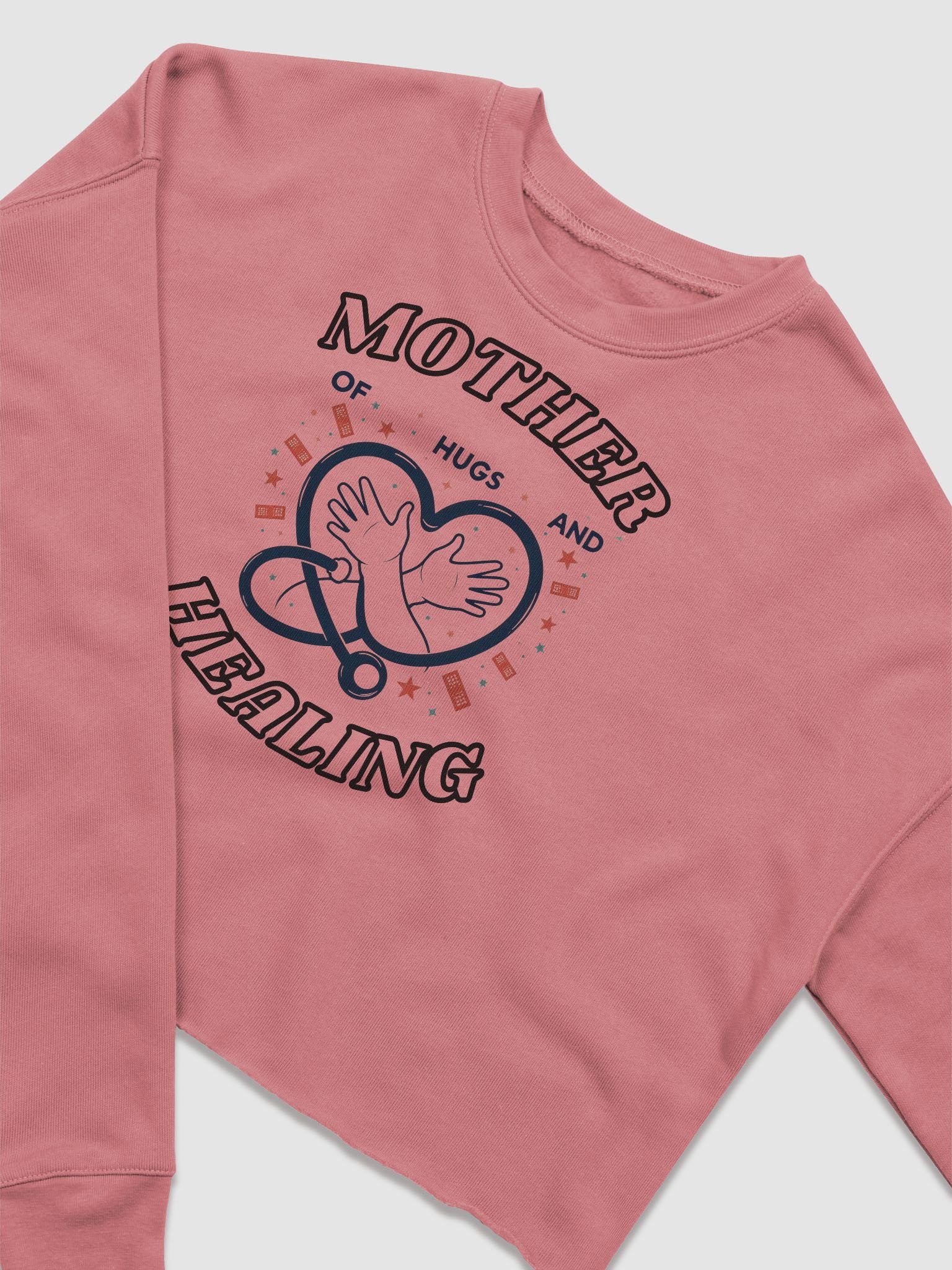 Stethoscope Heart Hugs Women's Crop Sweatshirt product image (5)