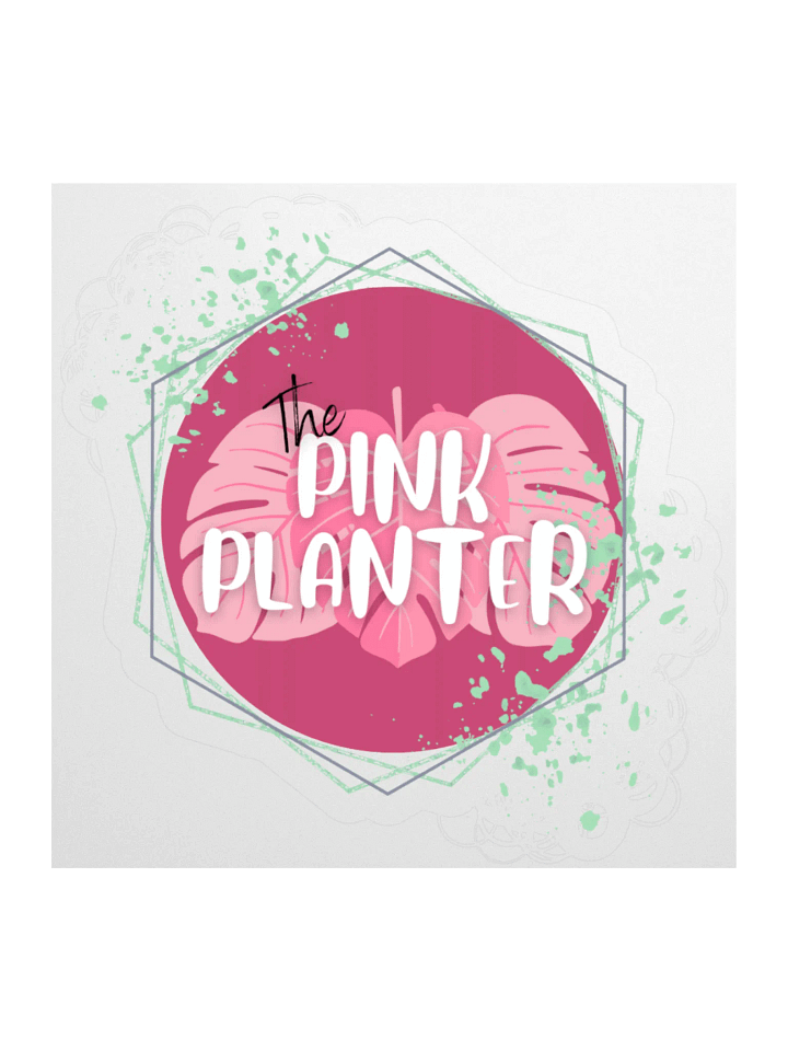 PinkPlanter Logo Sticker product image (1)