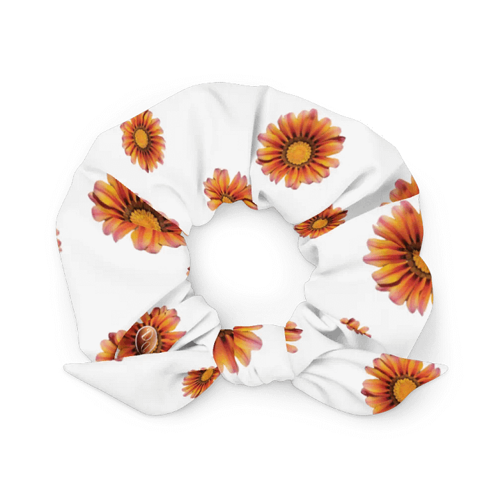 Orange Gerbera Scrunchie product image (1)