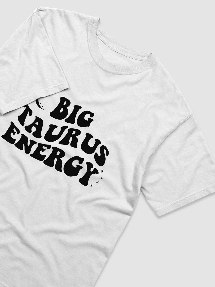 Big Taurus Energy T-Shirt (Black Logo) product image (3)