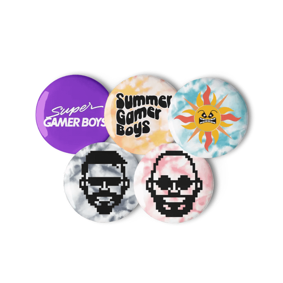 Summer Gamer Boys Pin Set product image (3)