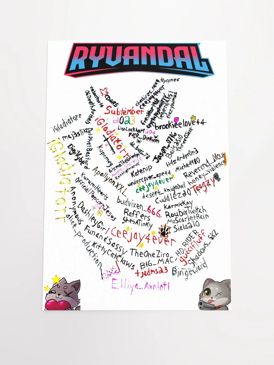 Furycious Fam Subtember Poster product image (3)