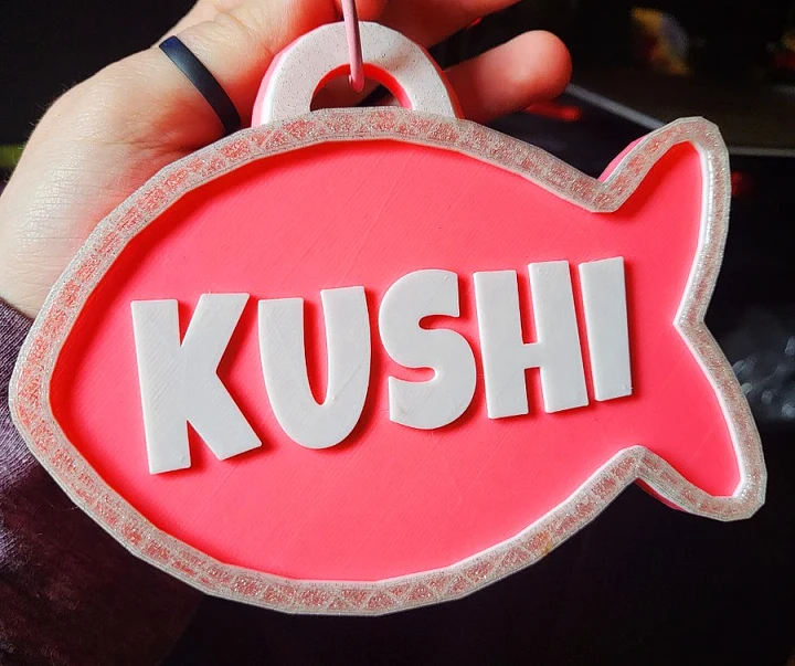 Custom Name Fish Tag product image (1)