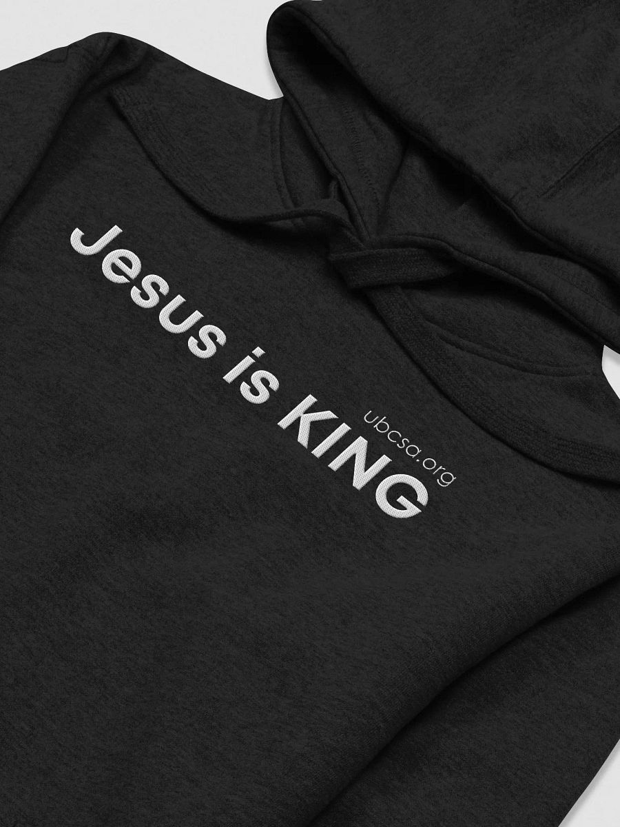 Jesus is King Embroidered Cloud Soft Premium Hoodie product image (2)