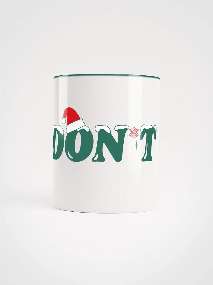 DON'T Christmas Mug - Green product image (1)